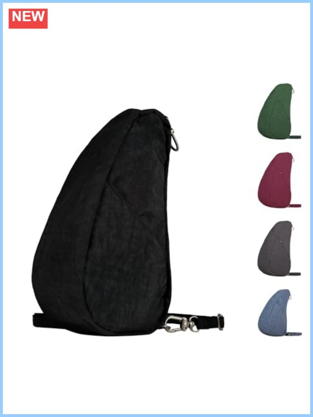 AmeriBag Healthy Back Bag 10" Nylon Crossbody Sling Baglett